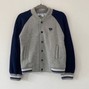 Tartine et Chocolat knit bomber jacket.